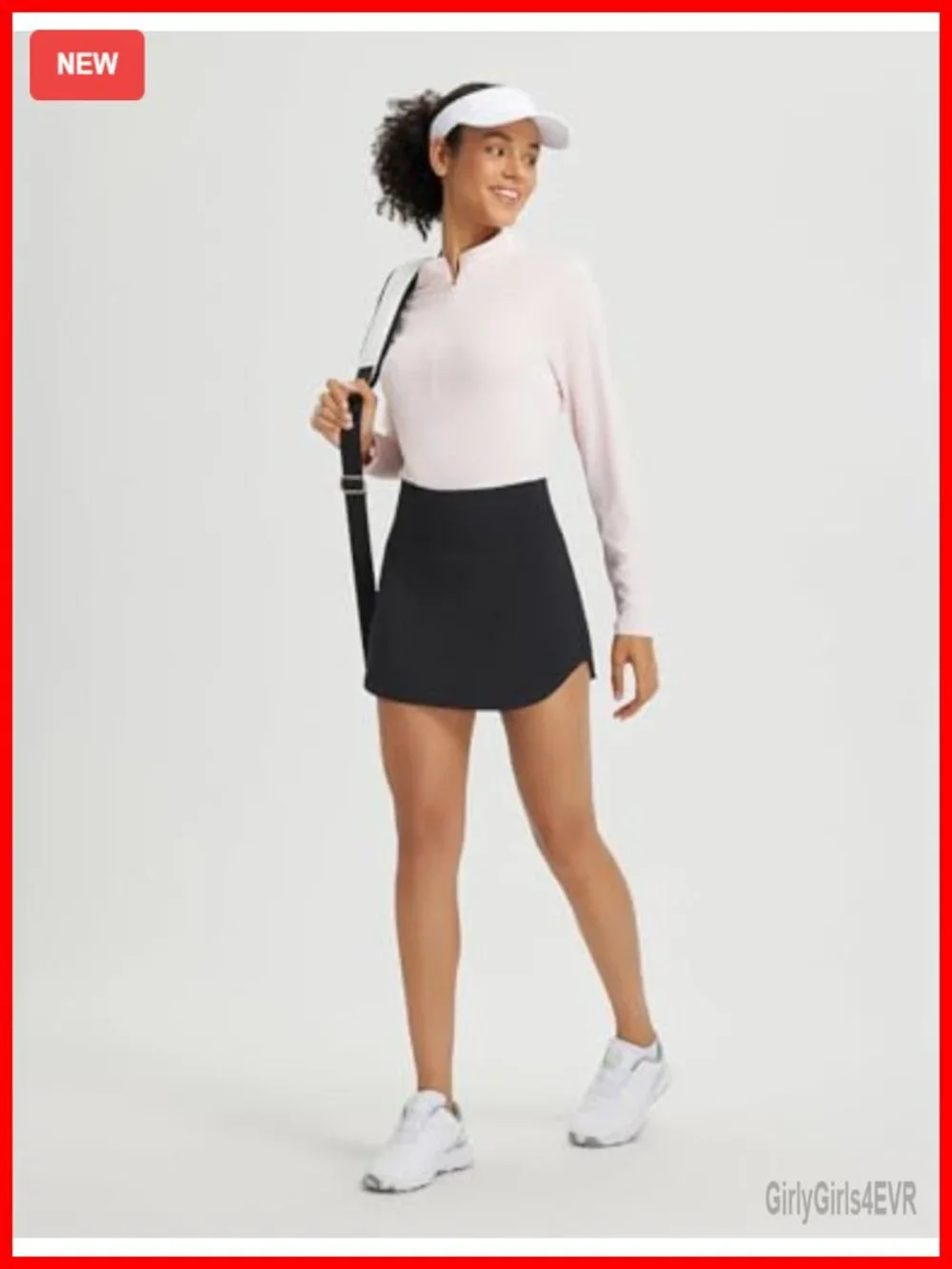 Women's Athletic Skort with Built-in Shorts, High Waisted Tennis Skirt, 2